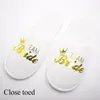 Slippers Team Bride Disposable For Bachelorette Party Supplies Bridal Shower To Be DIY Wedding Decorations Bridesmaid Gift