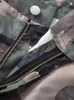 Spodnie damskie Capris Woman Camo Cargo Pants Flares kombinezon Kobieta luźne kieszenie patchwork