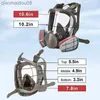 Skyddskläder 6800 Anti dimma Full Face Chemical Protection Respirator Gas Mask Industrial Spraying Gas and Dust Mask Safety Work Formald HKD230826