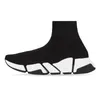 Speed ​​Trener Buty skarpet dla mężczyzn Kobiety Buty Casual Designer Sneakers Triple Black Red Beige Clear Sole Mens Womens Speedtrainer Outdoor Sports Treners