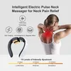 Massera nackkudde Electric Smart Cervical Neck Massage 8 Head Heat Massage Machine For Neck Health Care Ban Neck Massage Instrument Behandla smärta 230828