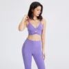 Yoga Outfit 2023 Summer Sports Bra Women Sexy Chest Showing Shockproof Comfortable Breathable Fitness Wearing Tank Top Externally