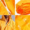 Roupas de proteção Macacões impermeáveis com capuz Macacões à prova de chuva Roupas de trabalho Spray de tinta à prova de poeira Capa de chuva unissex Trajes de segurança S-4XL HKD230826