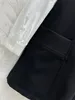 Robe de créateur de niche italienne Vêtements de créateurs 23SS Earnom Automne Nouvelle combinaison de couleurs Robe à manches longues avec ceinture