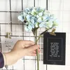 Decorative Flowers 1 Bouquet Artificial Flower Peony Hydrangea Branch Family Wedding Party Birthday Year Valentine Fake Room Decoration