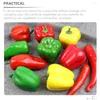 Decorative Flowers Simulation Bell Pepper Model Rustic Kitchen Decor Artificial Fake Vegetable Decoration Home Decorations