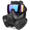 Indumenti protettivi Protettivo Tattico Respiratore Maschera Maschera antigas a pieno facciale per Airsoft Tiro Caccia Equitazione CS Gioco Protezione cosplay HKD230824