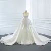 Urban Sexy Dresses Arrivals 2 Pieces Pearls Lace Mermaid Wedding Dress With Detachable Chapel Train Vestido De Noiva Sereia Em 1 230828