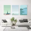 Canvas Schilderij Landschap Parijs Nordsse Zweden Stockholm Modern Minimalistisch Cartoon Reizen Stad Poster Print Kunst Muur Foto Hone Woonkamer Slaapkamer Decor Wo6