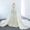 Urban Sexy Dresses Arrivals 2 Pieces Pearls Lace Mermaid Wedding Dress With Detachable Chapel Train Vestido De Noiva Sereia Em 1 230828