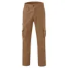 Herenbroeken Cargobroek voor heren, elastische taille, elastisch, multi-pocket, losse gevechtswerkbroek, outdoor fitness, sport, casual broek S-4XL 230828