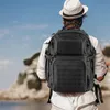 Backpacking Packs Militär ryggsäck 3p Taktiskt paket för män som arbetar på jakt tillbehör Camping Army Molle Assault Bag Utility EDC Outdoor 45L 230828