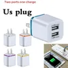 Chargeur mural haute vitesse 5V 2,1 a, adaptateur d'alimentation USB, pour iPhone 7 8 plus x 11 12 13 14, samsung xiaomi lg, prise de téléphone portable intelligent