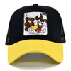 Ball Caps Anime Cartoon Baseball Cap Mannen Vrouwen Mesh Hoed TAZ Geborduurde Snapback Hoeden Zomer Katoen Ademend Trucker drop