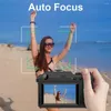 Цифровые камеры с двойной линзой 48 -мегапиксельная ретро для Pography Auto Focus Vintage Camerder 18x 4K Pographic Video Camera DIY Shells