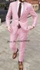 Мужские костюмы Blazers 2023 Красивые повседневные 2 штуки для мужчин Свадебные смокинги Костюм Homme Groomsmen Business Party Prom Blazer брюки 230828