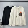 Womens Jumper Es Designer Fashion Pure Men's Cotton Hooded tröja Autumn and Winter New Korean Version unisex ins trend 891