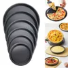 5/6/8/9/10 tum rund pizzaplatta Pizza Pan Deep Dish Tray Carbon Steel Non-Stick Mold Baking Oven Tool Baking Mold Tray HKD230828