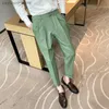 ( Jacket + Pants ) High End Men's Casual Business Suit Two-piece Set British Fashion Casual Suit Groom Wedding Dress Male Suit Q230828