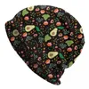 Berretti Divertenti Simpatico Cartone Animato Frutta Avocado Cappello Cofano Inverno Autunno All'aperto Skullies Berretti Cappelli Per Uomo Donna Berretto estivo lavorato a maglia