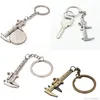 Keychains Mini Measuring Tool With Key Holders Tag Movable Vernier Caliper Keychain Tools Gadgets Gift Ideas For Men Drop