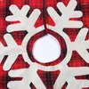 Kerstversiering 1pcs Pluche Boom Rok Decoratieve Sneeuwvlok Patch Plaid 120CM Rand slijtvaste Deken 2023