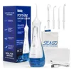 Outra Higiene Oral SEAGO Dental Irrigador Portátil Água Flosser USB Recarregável 3 Modos Modo DIY IPX7 para Limpeza de Dentes SG833 230828