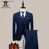 10 kolorów S-5xl Blazer Vest Pants Boutique Fashion Plaid Retro Business Suit Groom Wedding Show Prezentacja Promowa marka Q230828