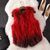 Womens Fur Faux 100% Real Guaxinim Mulheres Mangas Colete Factory Outlet Atacado Multi Personalizado Tamanho Grande Genuíno Natureza Pura Gilet DFP978 230828