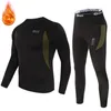 Männer Thermo-unterwäsche Winter Fleece Männer T Tops Unterhosen Termica Legging Homme Herren Herbst Termico Calzoncillos Kleidung