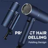 2023 Hot Selling Professional Hair Dryer Negative Ion High Power Blue Light Foldable Electric Hair Dryer Salon Hair Tools Home Q230828