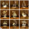 3D Lamp Acrylic USB LED Night Lights Neon Sign Lamp Christmas Decoration for Home Bedroom Birthday Valentine's Day Wedding Gifts HKD230825