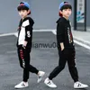 Clothing Sets New Boys winter Autumn Clothes Set Sweatshirt Pants Tracksuits Kids Sport Suit Children Clothing 7 8 9 10 11 12 13 14 15 Year x0828