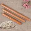 Outils de cuisson en bois naturel massif 4 taille Fondant Gâteau Décoration Rouleaux Pâte Rouleau Cuisine Accessoires Rouleau À Pâtisserie Portable HKD230828