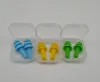 Silicone Earplugs Bathroom Swimmers Soft and Flexible Ear Plugs for shower travelling & sleeping reduce noise Ear plug 8 colors 828