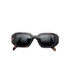 Designer sunglasses for women mens are fashionable atmospheric and spicy showing a small face. UV resistant minimalist SPR17W with logo and box