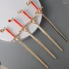 Клипсы для волос игрушечные формы меча из украшения китайский стиль простые палочки для женщин DIY прическа дизайн инструментов аксессуары
