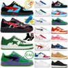 SK8 Männer Frauen Freizeitschuhe Low Sneaker Court Designer Nigo Bade Apes Herren Hai Schwarzes Leder weiß graues Lackleder grünes ABC Camo Womens Sneakers