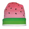 Bérets pastèque fruits casquettes Goth unisexe Ski Skullies bonnets chapeau printemps chaud multifonction Bonnet tricoté