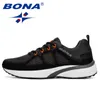 Sapatos de vestido Bona tênis homens esporte malha treinadores leves cestas femme correndo ao ar livre atlético 230826