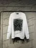 Xinxinbuy Men Men Designer Bluza Paris Drukuj Zielony szary niebieski czarny biały s-2xl