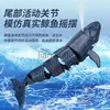 Electric/RC Animals 24g Mini RC Water Whale Sharks 3328 Highspeed Electronic Rechargeble Racing Model Water Toys Remote Control Animals Toys Kids X0828