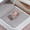 Trouwringen Wbmqda Luxe Volledige Zirkoon Vinger Ring Voor Vrouwen 585 Rose Goud Kleur Mode Bruid Party Fijne Sieraden Accessoires