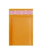 Nouveau 100 pcs/lots bulle Mailers enveloppes rembourrées emballage sacs d'expédition Kraft bulle expédition enveloppe sacs 130*110mm