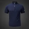 Streetwear Fashion Men Basic Polo Shirts Summer New Outdoor Short Sleeve Tees Male Clothes Loose Cotton Business Casual Top 2023 HKD230825