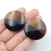 Loose Gemstones Natural Obsidian Tiger Eye Intarsia Fashion Woman Earrings Beads Jewelry Handmade DIY Jewelry30x5mm 14.6g