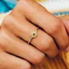 Anéis de casamento boêmio praia estilo girassol para mulheres presentes de férias moda simples gotejamento óleo jóias acessórios atacado a granel