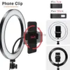 LED -ring Light Photography Light Selfie Lamp med stativ för telefonstativ Holder Fotlament Lamp Ringlight för Live Video Streaming HKD230828