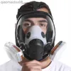 Koruyucu Giyim Tam Yüz Filtresi Kaynak Kimyasal Tam Gaz Maskesi Toz Solunmen Boya Böcek ilacı Sprey Silikon HKD230826