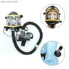 Vêtements de protection Protection électrique à débit constant alimenté en air Masque à gaz complet Système de respirateur Masque respiratoire Supplie de sécurité sur le lieu de travail HKD230827